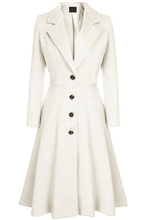 Women's Casual Long Sleeve Trench Coat - Fall 2018 Mimarta