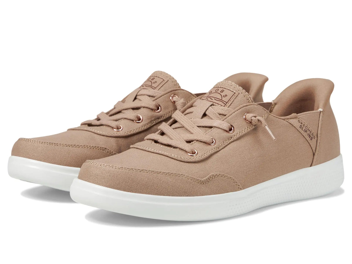 Skechers Women's Hands Free Slip-Ins Skip Cute - B Cute Sweet Sneaker 10 Tan Rieworkes
