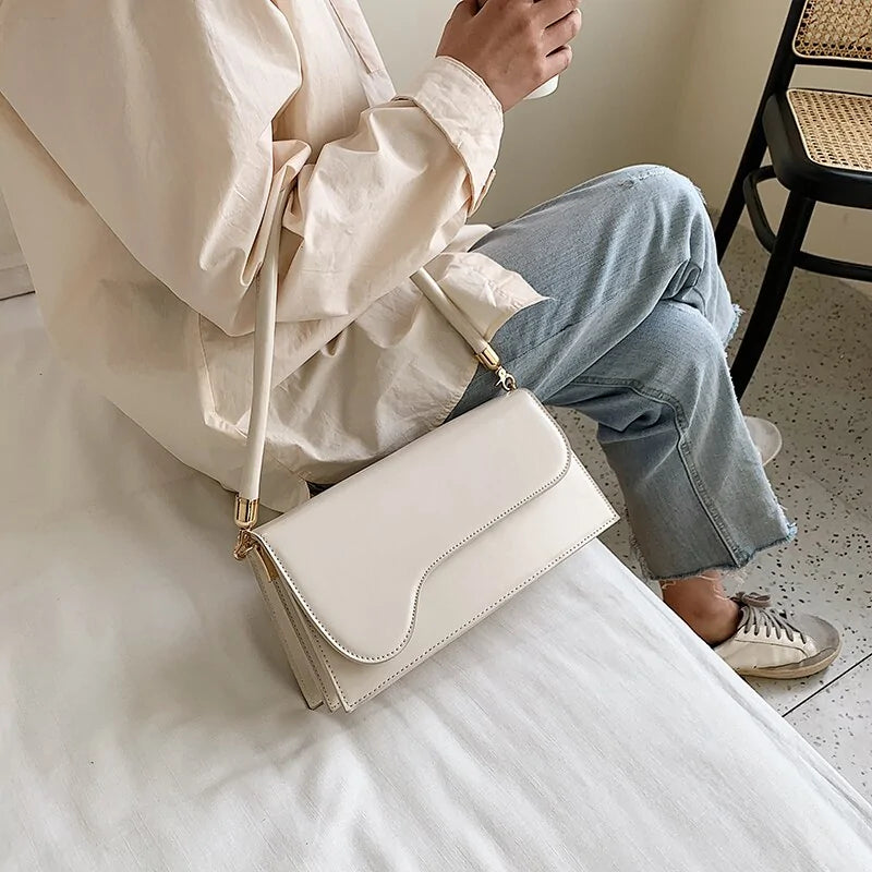 Elegant Women Baguette Handbags Rieworkes