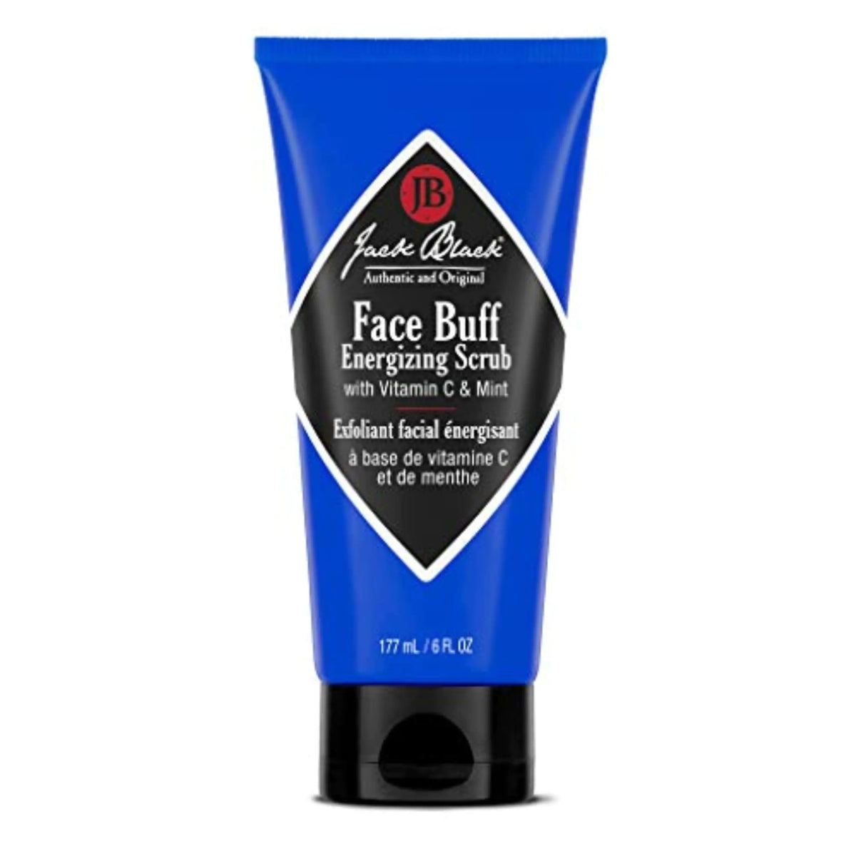 Jack Black Face Buff Energizing Scrub, 6 Fl Oz – Vitamin C & Mint – Deep Cleaning Pre-Shave Cleanser, Men’s Facial Scrub, Remove Oil, Dirt & Dead Skin, Men’s Cleanser, Hydrating Skincare 6 Fl Oz (Pack of 1) Rieworkes