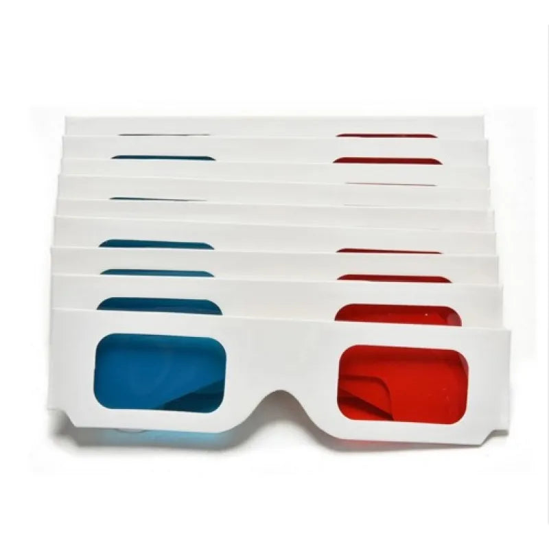 Cinema Glasses Paper Red Blue 3D Stereo Glasses Mimarta