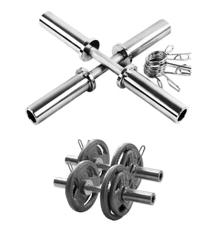 Φ50mm Solid Dumbbell Handle: 2-Inch Home Gym Bar for Weight Lifting and Arm Workouts Rieworkes