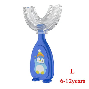 New Hot Children Smart 360 Degree U Shape Manual Toothbrush Rieworkes