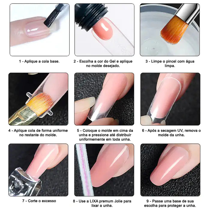 TopGel Nail Extension Kit + Special Bonus Rieworkes