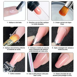 TopGel Nail Extension Kit + Special Bonus Rieworkes