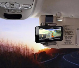 Universal  Car Visor Clip Eye Level Cell Phone Cradle Rieworkes