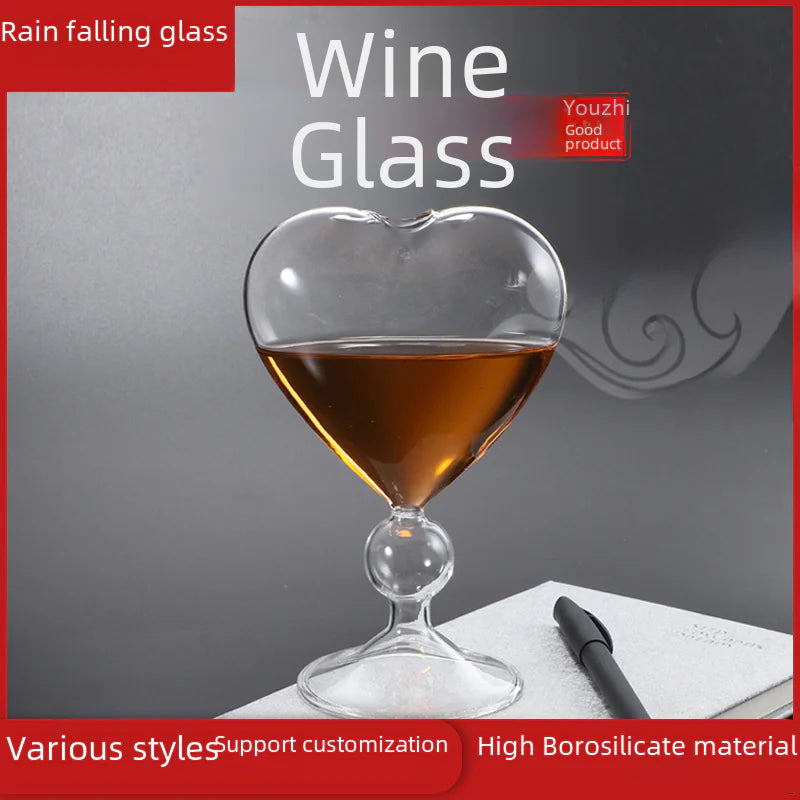 Heart-Shaped Cocktail Glass - Creative Japanese Design Mimarta