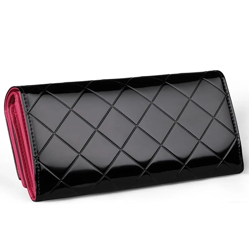 Luxury Women's Cowhide Leather Party Clutch Wallet Rieworkes