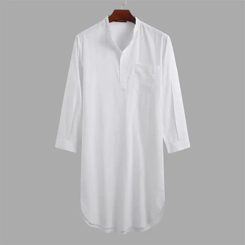 Middle Eastern Muslim Stand Collar Robe Mimarta