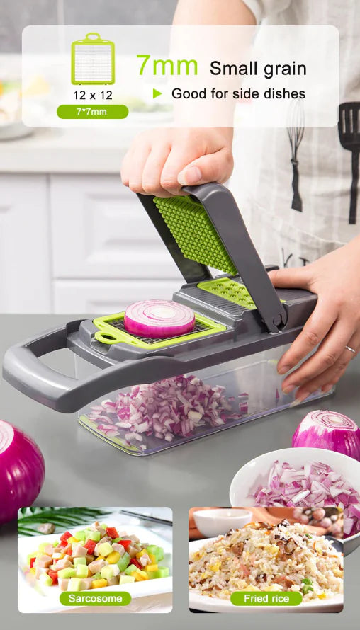 15-In-1 Vegetable Fruit Chopper Cutter Food Onion Veggie Dicer Slicer Kitchen Mimarta