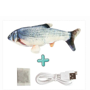 Cats USB Charger Interactive Toy Fish Rieworkes