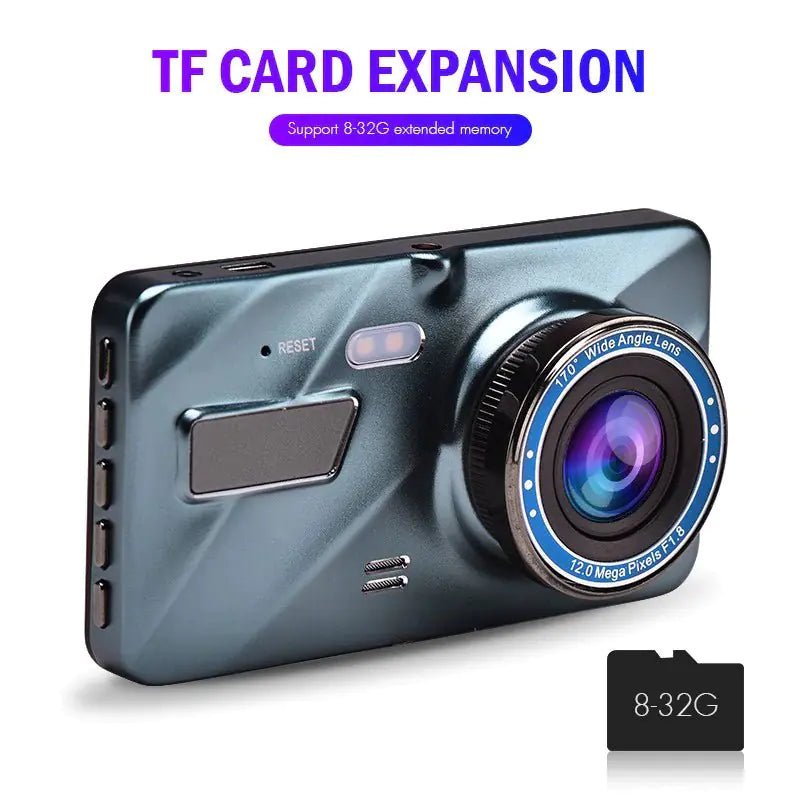 3 in 1 Rear View Dual Camera Full HD Night Vision Car Dash Camera - Rieworkes