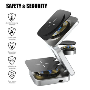 3 in 1 Wireless Charging Station - Rieworkes