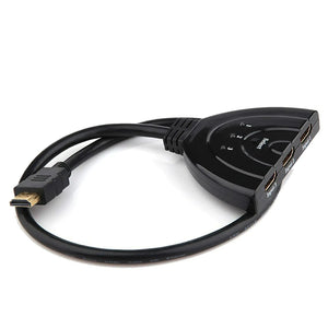3 Port HDMI Splitter Cable 1080/4K Switch Switcher HUB Adapter for HDTV PS4 Xbox - Rieworkes