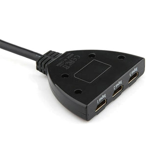 3 Port HDMI Splitter Cable 1080/4K Switch Switcher HUB Adapter for HDTV PS4 Xbox - Rieworkes