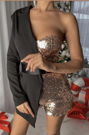 High-Quality Sexy One-Shoulder Strapless Dress Mimarta