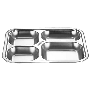 3/4/5 Sections Stainless Steel Food Plate - Rieworkes