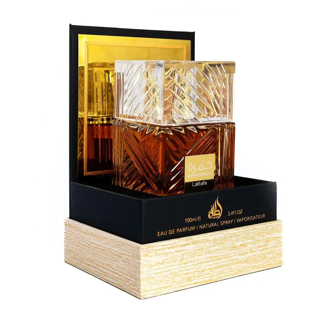 Lattafa Perfumes Khamrah for Unisex Eau de Parfum Spray, 3.4 Ounce Aromatic Spicy 3.4 Fl Oz (Pack of 1) Rieworkes