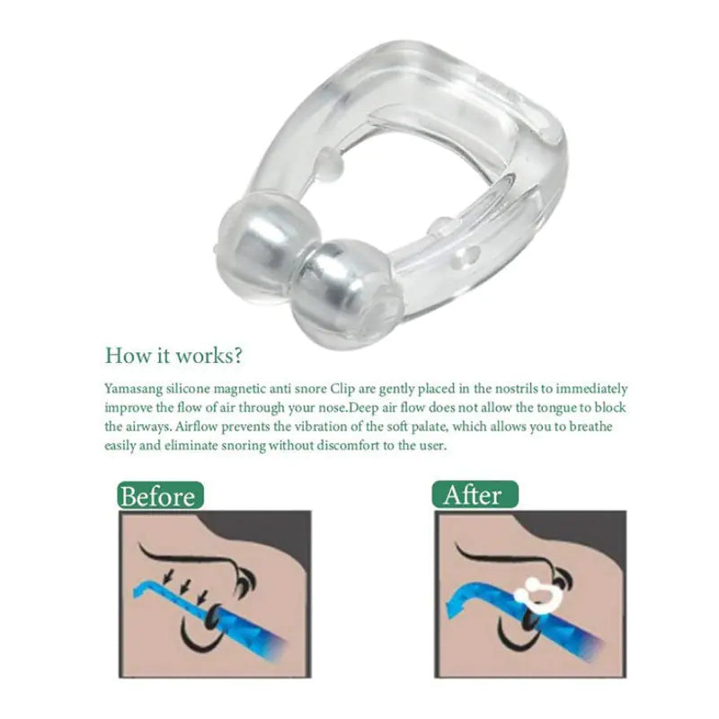 Silicone Magnetic Anti Snoring Rieworkes