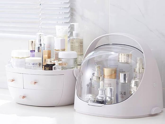 Portable Makeup Organizer Box for Desktop Storage Mimarta