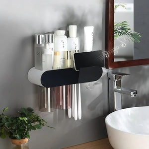 Convenient Toothbrush and Cosmetics Organizer Rieworkes