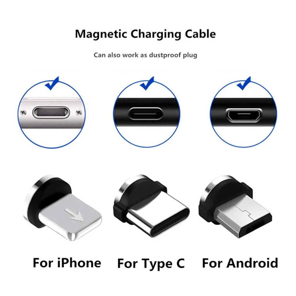 360 Rotatable Phone Charger Magnetic Tip - Rieworkes