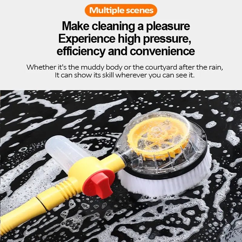 360° Rotary Car Wash Brush Kit - Rieworkes