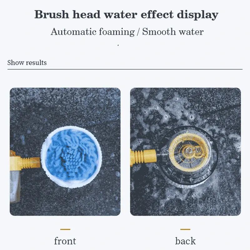 360° Rotary Car Wash Brush Kit - Rieworkes