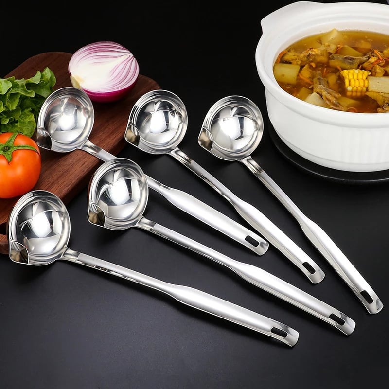 Stainless Steel Soup Oil Separator Spoon Mimarta