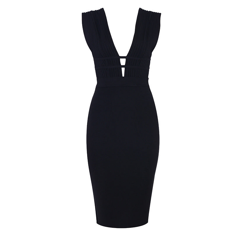 Sleeveless Backless Sexy Bandage Dress Mimarta