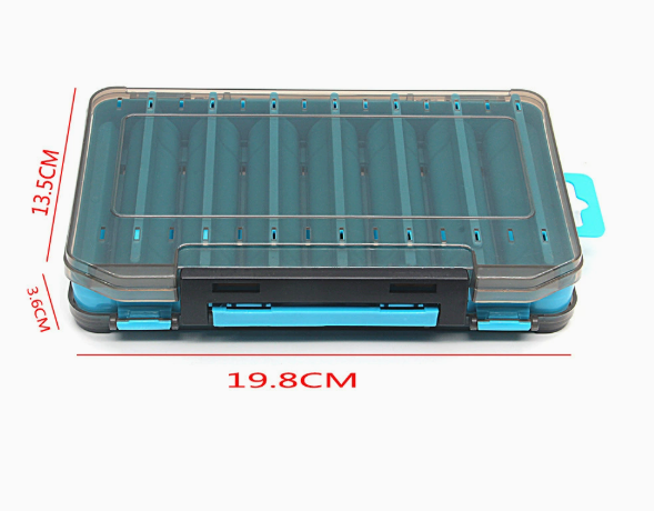 Durable Dual-Sided Fishing Tackle Box Mimarta