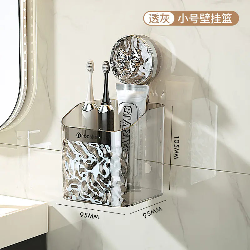 Bathroom Suction Shelf for Towels and Toiletries Mimarta