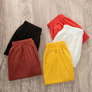 Lucyever Casual Cotton Linen Pants Women Rieworkes