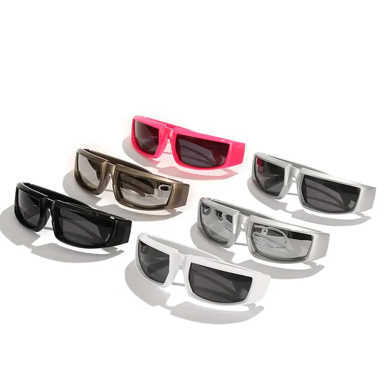 Y2K Sports Punk Sunglasses Women Men Rieworkes