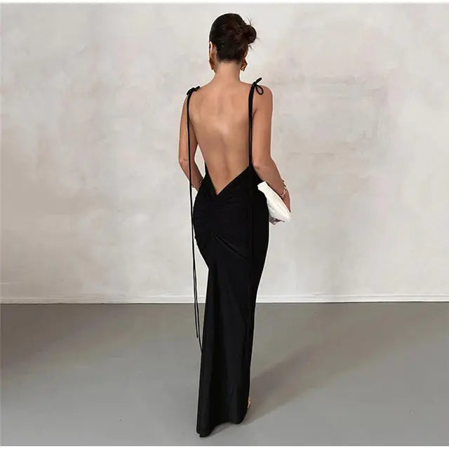 Sexy Backless Party Dress Rieworkes
