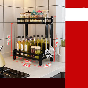 Stainless Steel Black Wall-Mounted Kitchen Knife Shelf Mimarta