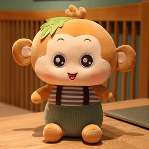 Sitting Monkey Plush Toys Rieworkes