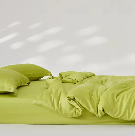 Organic Bamboo Summer Bedding Set Bed Sheet Rieworkes
