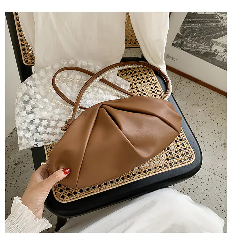 Trendy 2020 Women's Pleated Cloud Shoulder Bag Mimarta