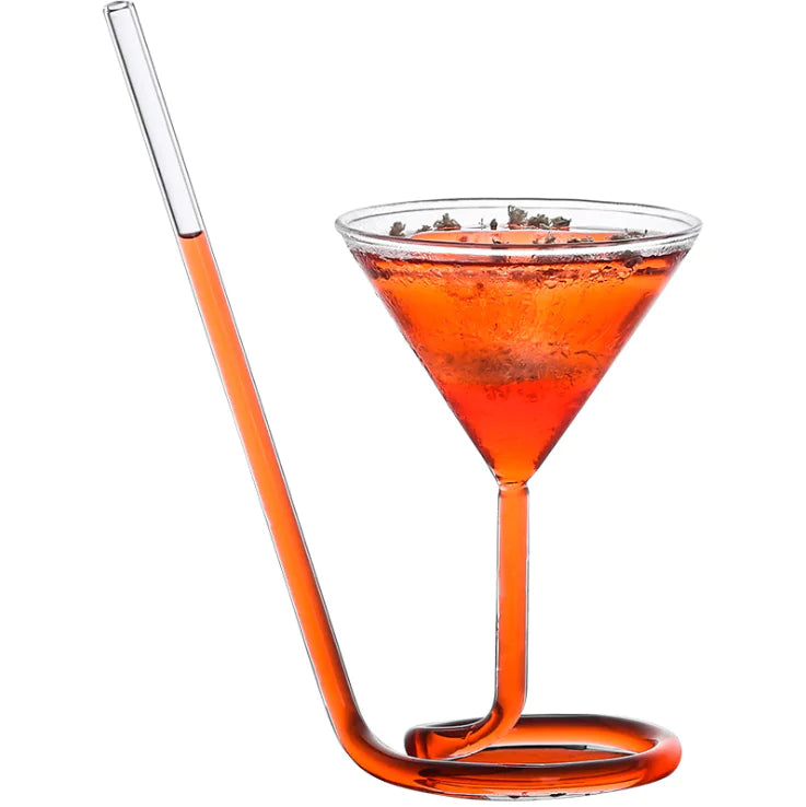 Rotating Martini Cup, Spiral Vampire Cocktail Glass Mimarta