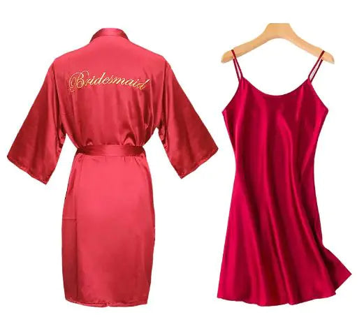 Bridal Bridesmaid Robe Rieworkes