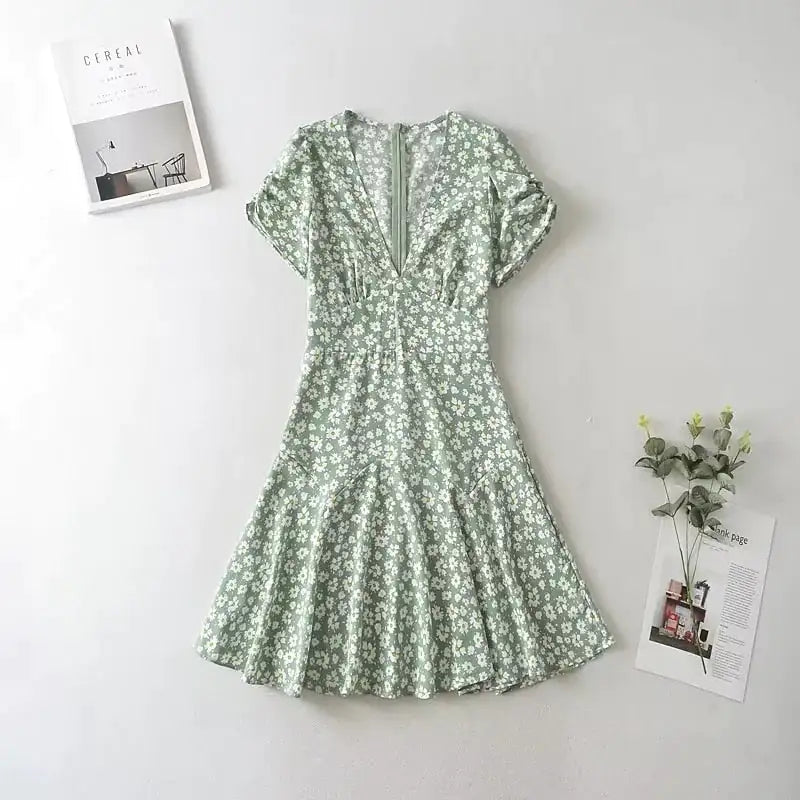 Floral Short Dress Rieworkes