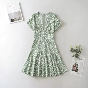 Floral Short Dress Rieworkes