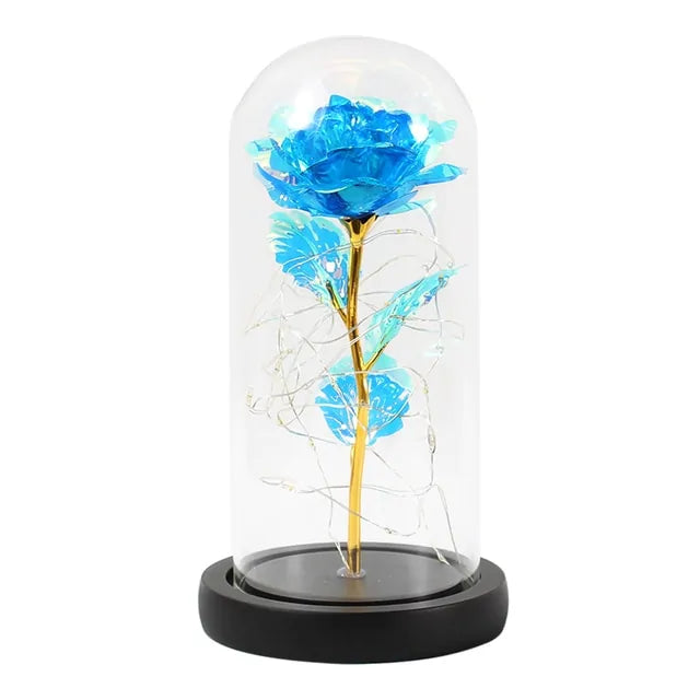 Enchanted Glass Rose Decoration Rieworkes