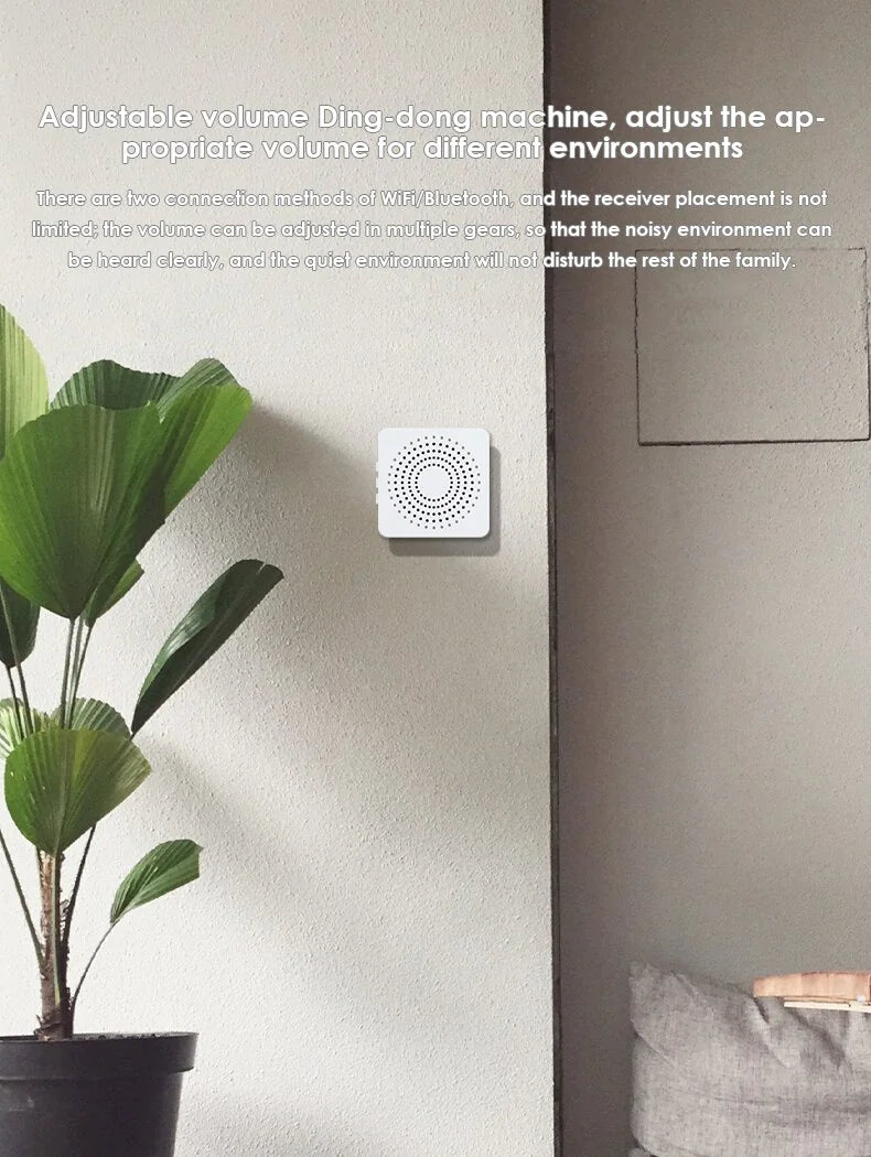 Wireless Security Smart WiFi Doorbell Intercom Video Camera Door Ring Bell Chime Rieworkes