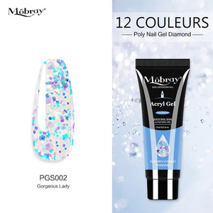 Poly Acrylic Gel: 15ML UV Gel for Nail Extension - 38 Colors Rieworkes