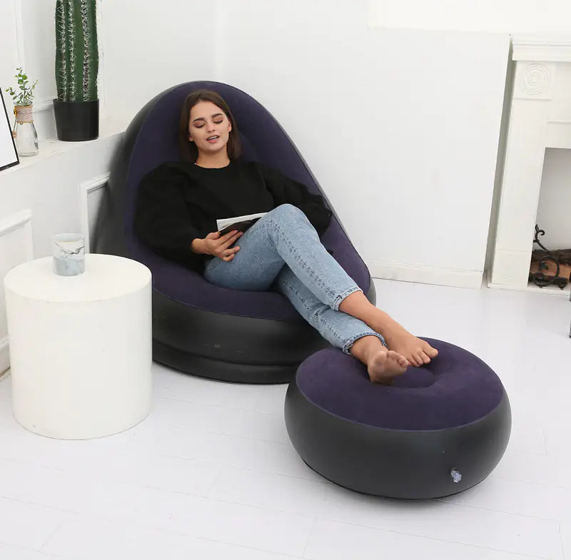 Inflatable Foldable Lounge Chair for Outdoor Use Mimarta