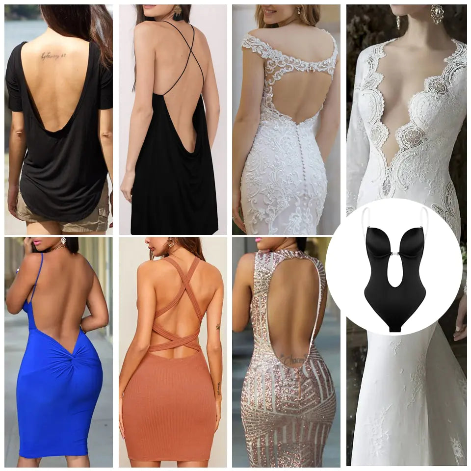 Shapewear Bodysuit Women Deep V-Neck Rieworkes