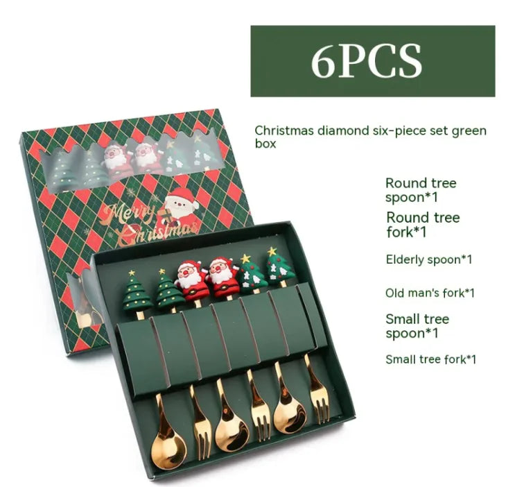 Festive Stainless Steel Christmas Spoon Rieworkes