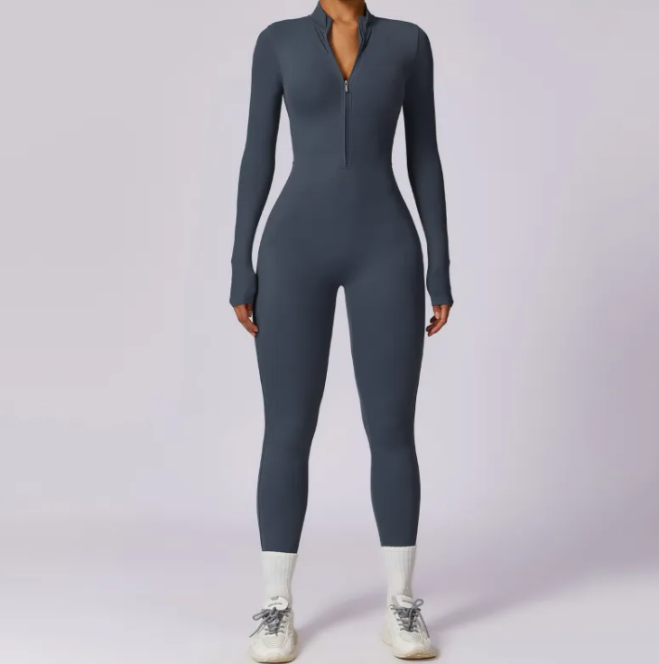 Flex Fit Zip Jumpsuit Mimarta